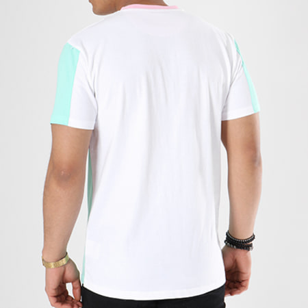 Unkut - Tee Shirt Spirit Blanc Rose Vert Pastel