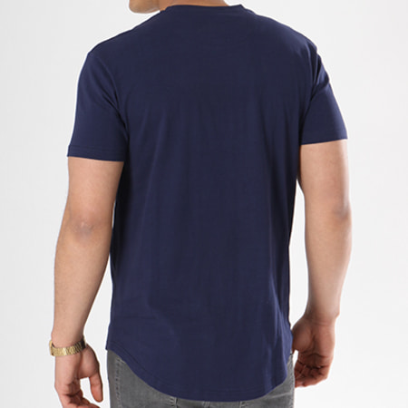 Unkut - Tee Shirt Oversize Dark Bleu Marine Blanc