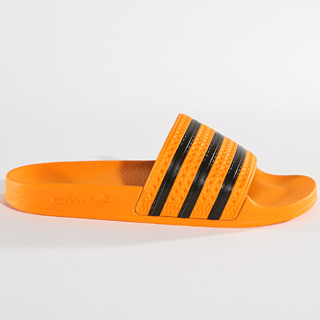 Adidas Originals - Claquettes Adilette CQ3099 Orange Noir