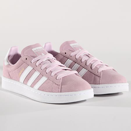 Adidas Originals - Baskets Femme Campus CQ2943 Aero Pink Footwear White 