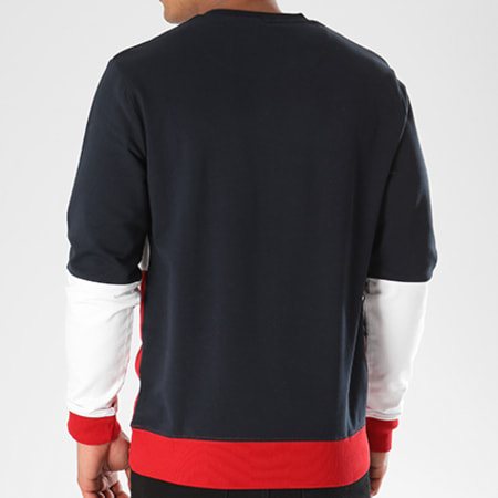 Only And Sons - Sweat Crewneck Rico Nineties Bleu Marine Blanc Rouge