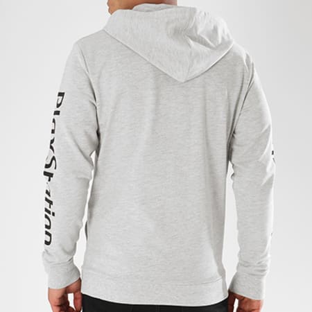 Only And Sons - Sweat Capuche Playstation Gris Clair Chiné