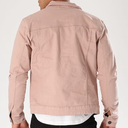 Only And Sons - Veste Jean Coin Trucker Rose