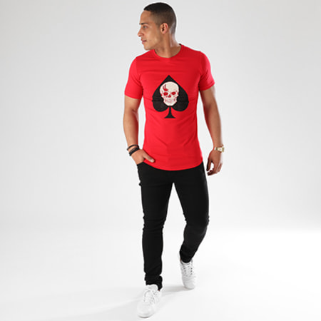 Berry Denim - Tee Shirt Oversize JAK-022 Rouge