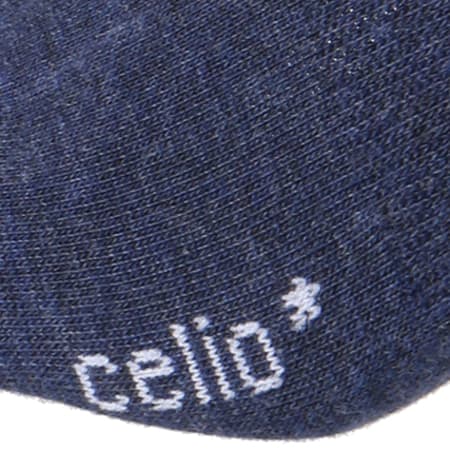 Celio - Lot De 3 Paires de Chaussettes Dinvisible Bleu Marine