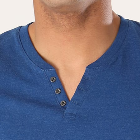 Celio - Tee Shirt Sebet Bleu Roi Chiné