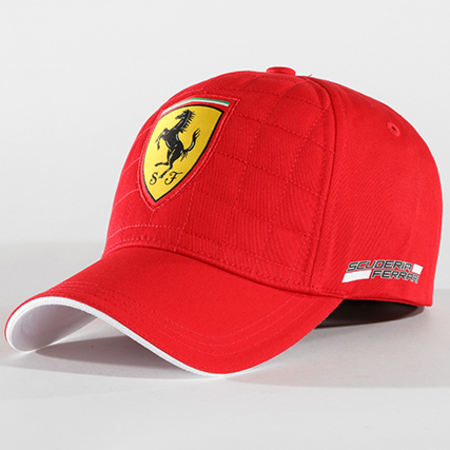 Ferrari - Casquette Quilt Stitch Rouge