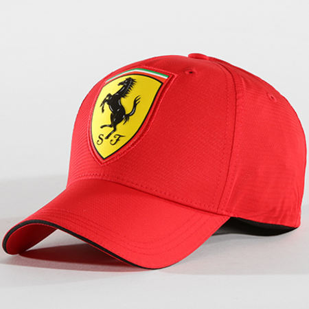 Ferrari - Casquette Scudetto Carbon Rouge