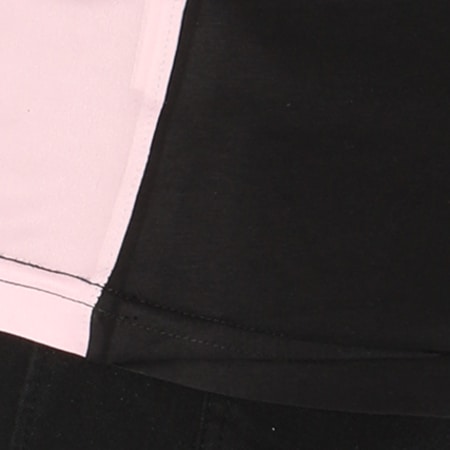 NASA - Débardeur Worm Logo Tricolore Noir Blanc Rose