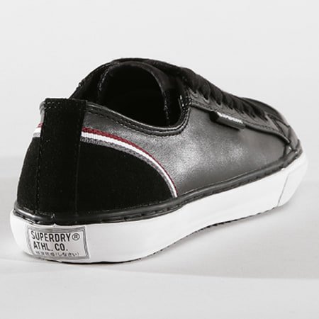 Superdry Baskets Basses Low Pro Retro MF1009HQ Vintage Black LaBoutiqueOfficielle