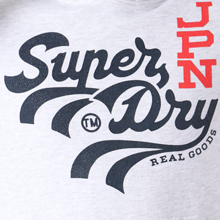 Superdry - Sweat Capuche Real Jpn Goods M20105NQ Gris Chiné