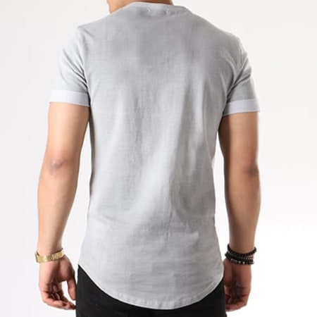 Aarhon - Tee Shirt Oversize 3-18-001J Gris