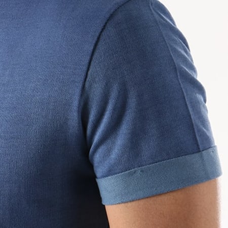 Aarhon - Tee Shirt Oversize 3-18-001J Bleu Clair