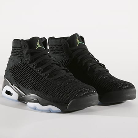 Nike air jordan flyknit elevation 23 black metallic silver cheap