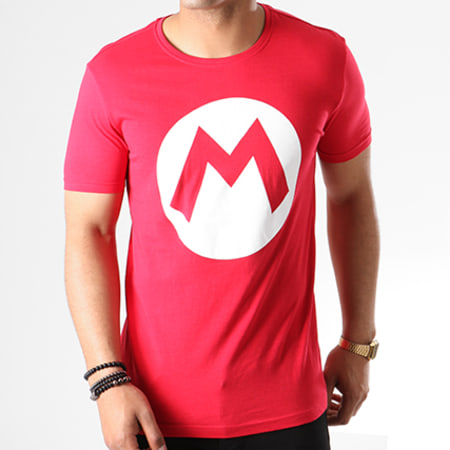 Nintendo - Tee Shirt Mario Big M Rouge Blanc
