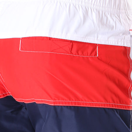 US Polo ASSN - Short De Bain Jordan Bleu Marine Blanc Rouge