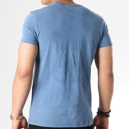 Zelda - Tee Shirt Fake Denim Bleu Clair
