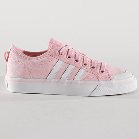 Adidas Originals - Baskets Femme Nizza CQ2539 Pink Footwear White