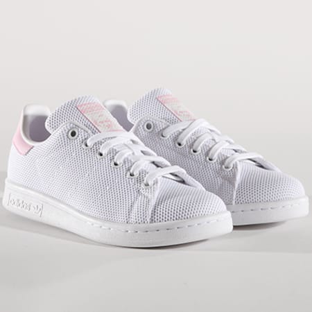 Adidas Originals - Baskets Femme Stan Smith CQ2823 Footwear White Pink