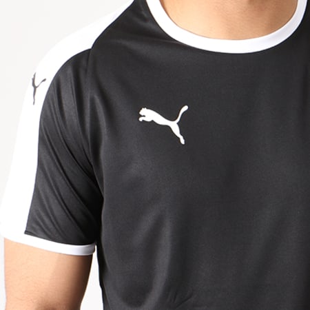 Puma - Tee Shirt Liga Jersey 703417 Noir Blanc
