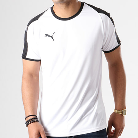 Puma - Tee Shirt Liga Jersey 703417 Blanc Noir