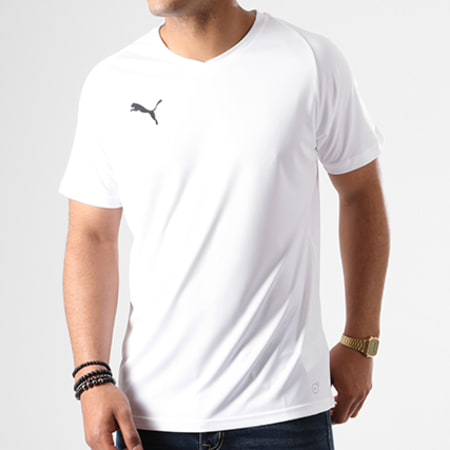 Puma - Tee Shirt Liga Jersey Core 703509 03 Blanc