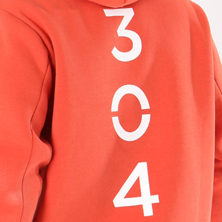 304 Clothing - Sweat Capuche Melrose Orange