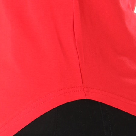 John H - Tee Shirt Oversize 1880 Rouge Noir Blanc