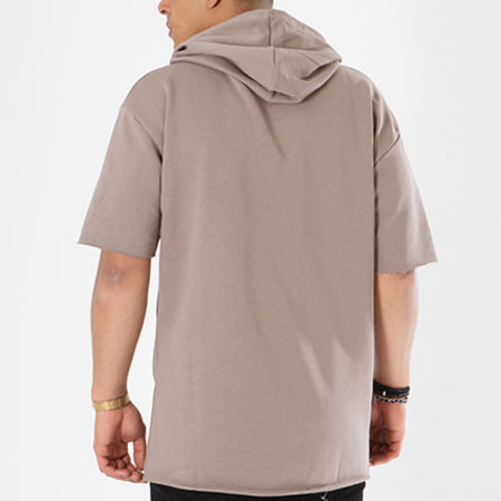 Frilivin - Tee Shirt Capuche Oversize 6291 Taupe