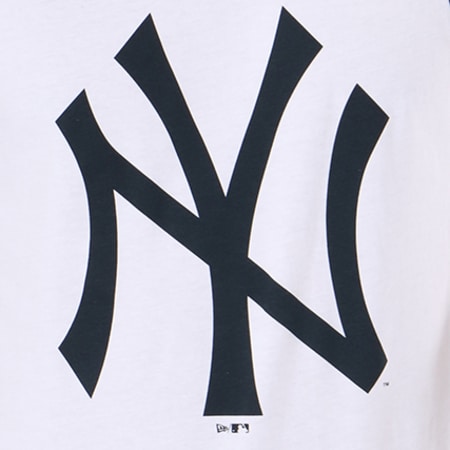New Era - Débardeur Logo New York Yankees 11569440 Blanc Bleu Marine