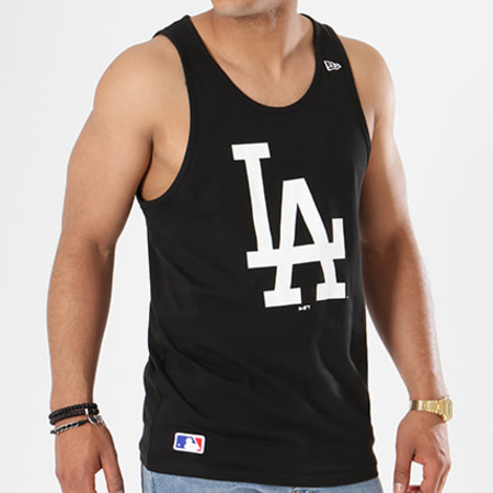 New Era - Débardeur Los Angeles Dodgers Logo 11569443 Noir Blanc