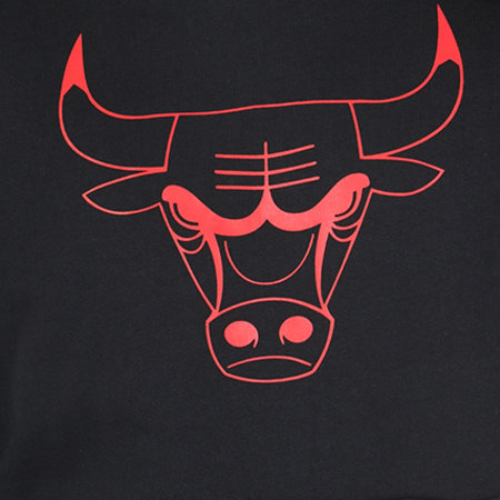New Era - Sweat Capuche Pop Logo Chicago Bulls 11569493 Noir Rouge