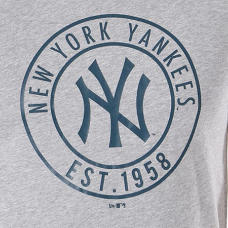 New Era - Tee Shirt Wheel New York Yankees 11569536 Gris Chiné