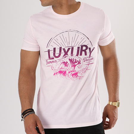 Luxury Lovers - Tee Shirt Summer Rose Pale