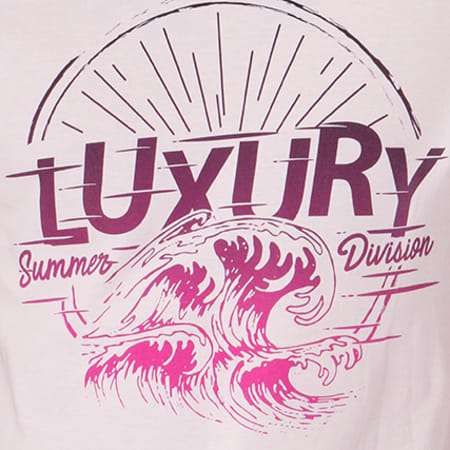 Luxury Lovers - Tee Shirt Summer Rose Pale