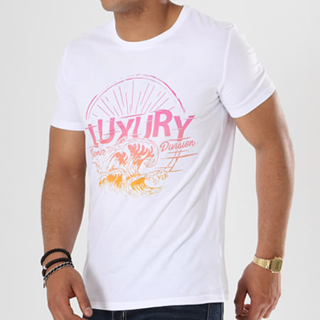Luxury Lovers - Camiseta de verano blanca