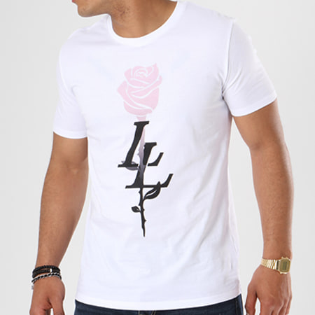 Luxury Lovers - Tee Shirt Rose Blanc