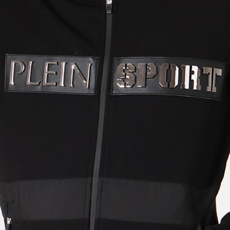 Philipp Plein Sport - Veste Zippée Part Of Me Noir Argenté