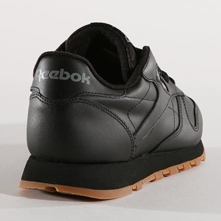 Reebok - Baskets Femme Classic Leather 49804 Intense Black Gum