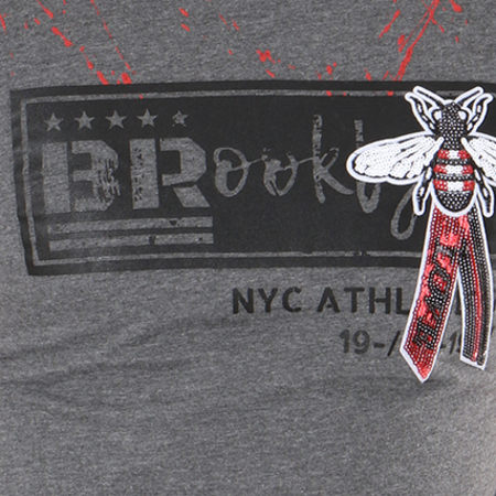 Classic Series - Tee Shirt Brooklyn Gris Chiné