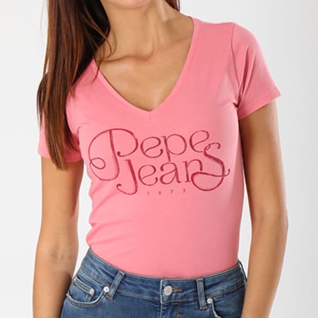 Pepe Jeans - Tee Shirt Femme Pepa Rose