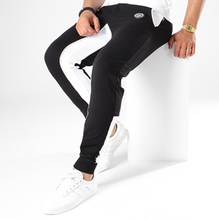 Philipp Plein Sport - Pantalon Jogging Xavi Noir Blanc