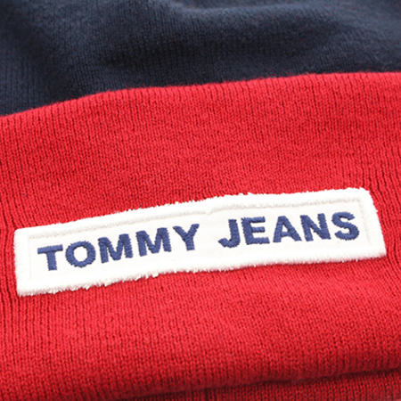 Tommy Hilfiger - Bonnet Logo 0193 Bleu Marine Rouge