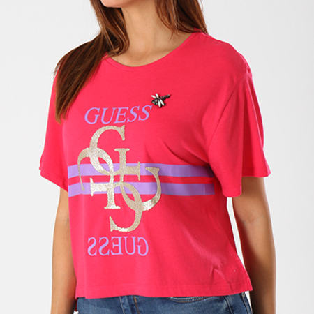 Guess - Tee Shirt Femme W83I10K51R0 Rose