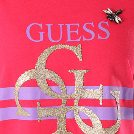 Guess - Tee Shirt Femme W83I10K51R0 Rose