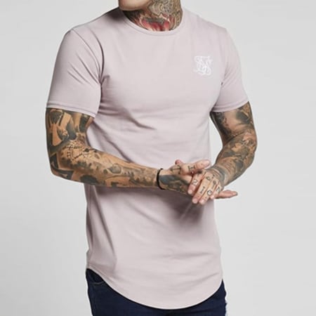 SikSilk - Tee Shirt Oversize Pastel Gym Rose