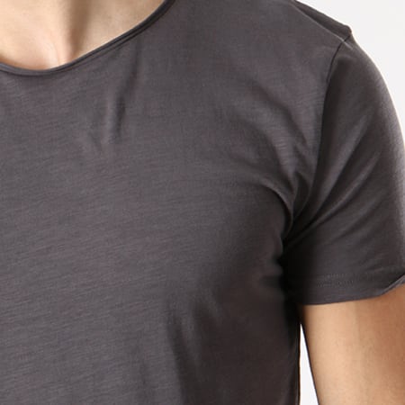 Sky Rebel - Tee Shirt Oversize Alvin Gris Anthracite