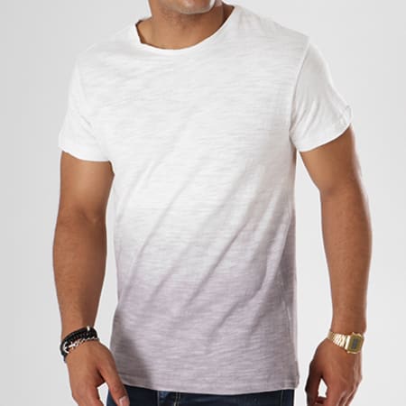 Sky Rebel - Tee Shirt H1657L22173A Blanc Dégradé Gris