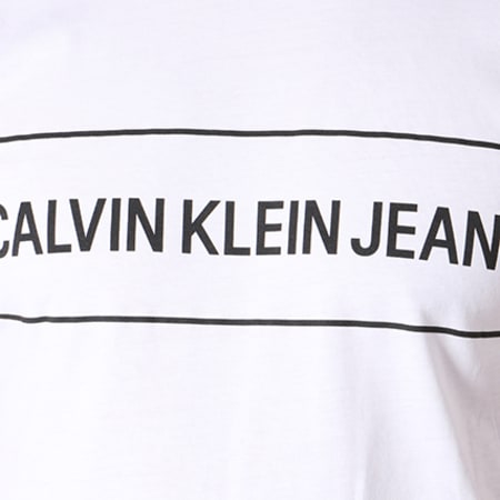 Calvin Klein - Tee Shirt Institutional Logo 7875 Blanc