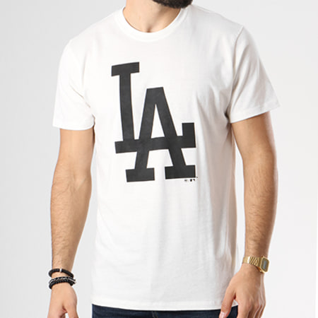 '47 Brand - Tee Shirt MLB Los Angeles Dodgers 350208 Blanc